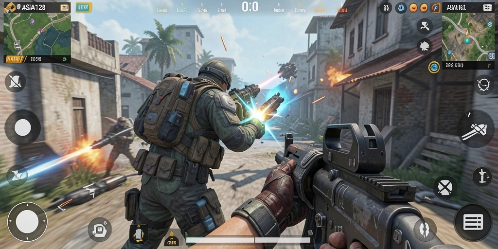 Tampilan aksi seru dalam gameplay <strong>ASIA128</strong> yang mengesankan.