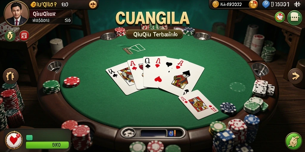 Tampilan screenshot gameplay <strong>CUANGILA</strong> yang menampilkan keseruan permainan QiuQiu.