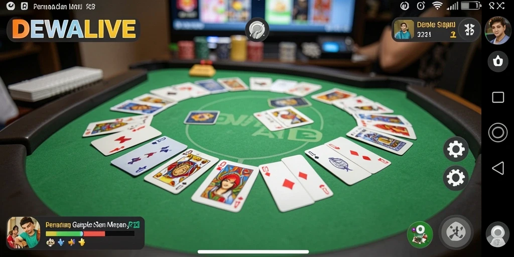 Tampilan gameplay DEWALIVE yang seru dan interaktif.