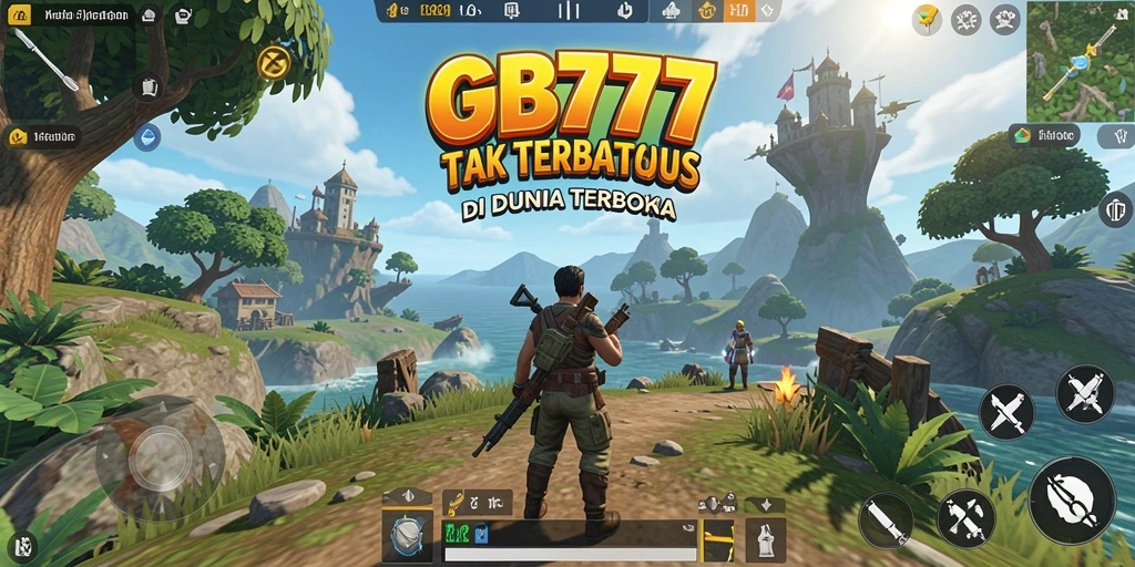 Tampilan gameplay <strong>GB777</strong> yang menakjubkan di dunia terbuka.