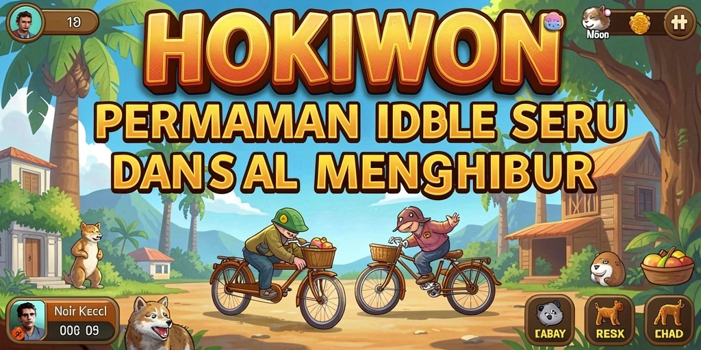 Tampilan gameplay HOKIWON yang seru dan menawan.