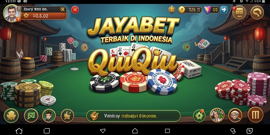 Tangkapan layar permainan QiuQiu yang penuh aksi di JAYABET.