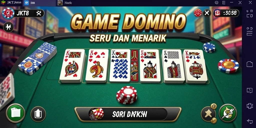 Tampilan gameplay JKT8 yang menarik dan dinamis.