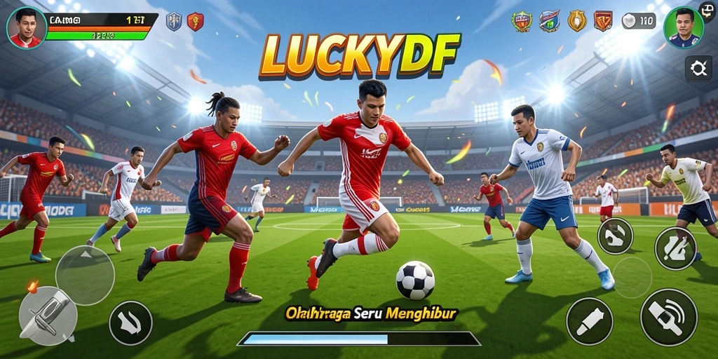 Tampilan gameplay menarik dari game LUCKYDF yang seru.