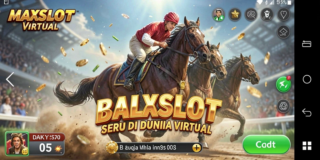 Gameplay balap yang intens di MAXSLOT.