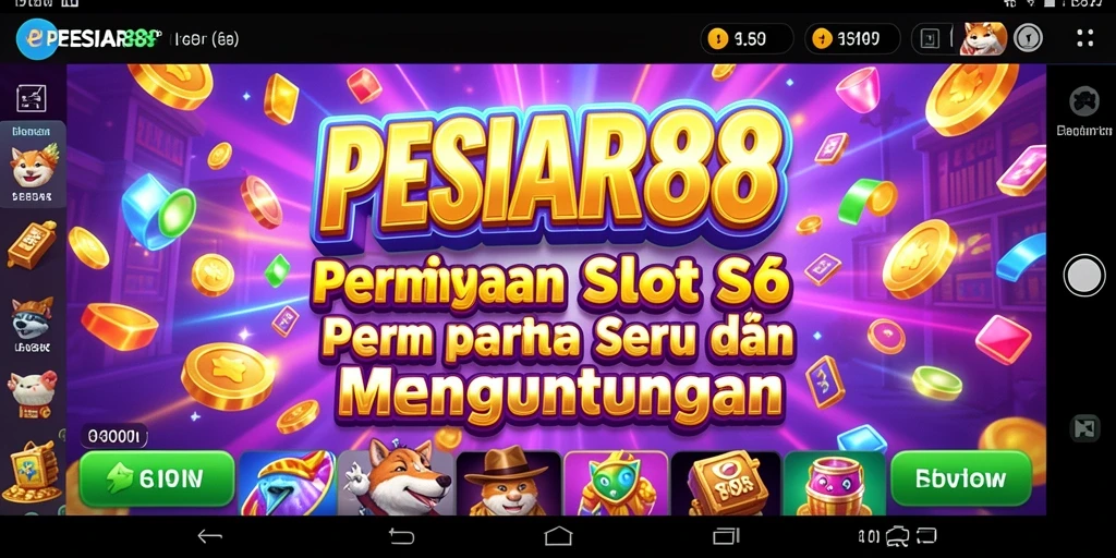 Tampilan gameplay PESIAR88 yang menakjubkan dan penuh warna.