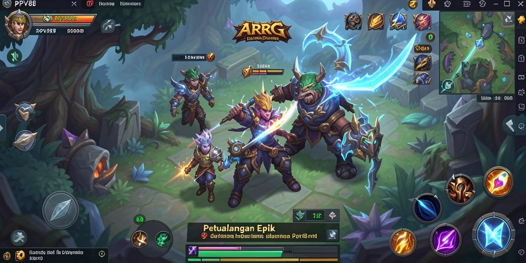 Gameplay PPV88 yang seru dan penuh aksi dalam dunia ARPG.