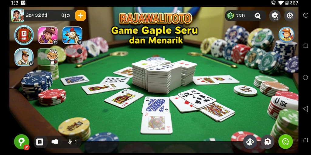 Tampilan gameplay seru dalam RAJAWALITOTO yang mengasyikkan.