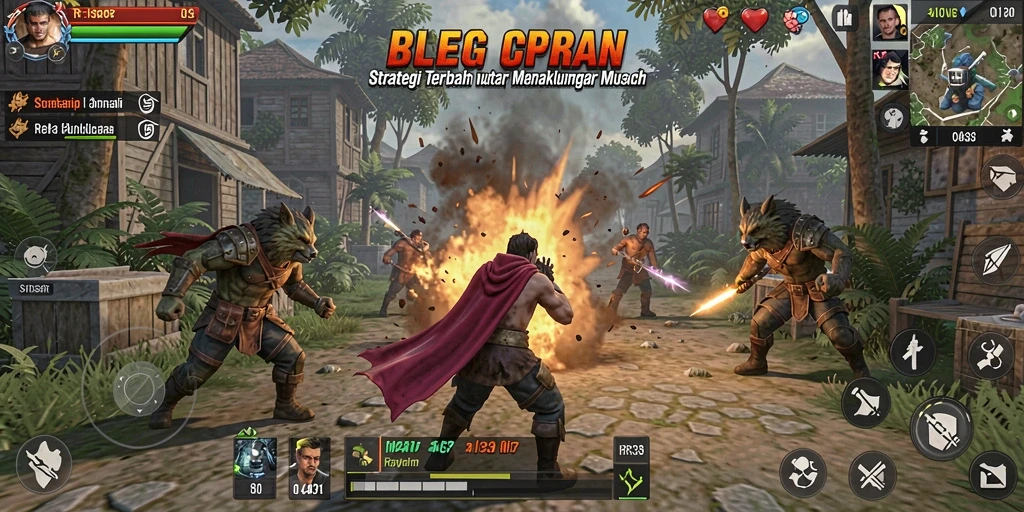 Tampilan gameplay RR33 yang menampilkan strategi pertempuran yang menarik.