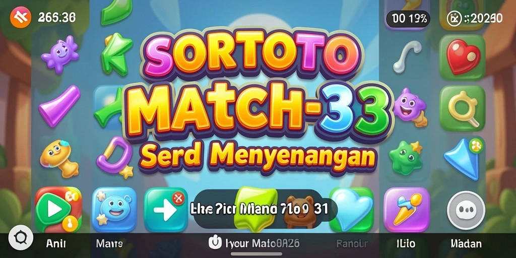Tangkapan layar menunjukkan gameplay menarik dari SORTOTO.