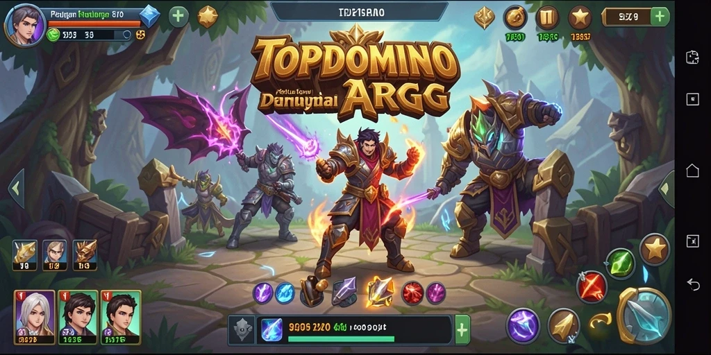 Gameplay seru dengan grafis memukau di TOPDOMINO.