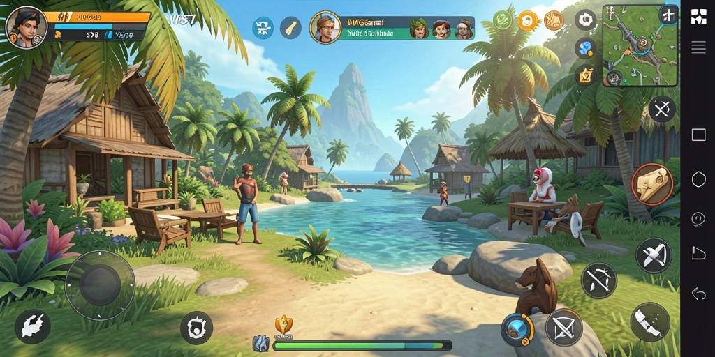 Tampilan gameplay seru dari WG87 yang menggugah semangat.