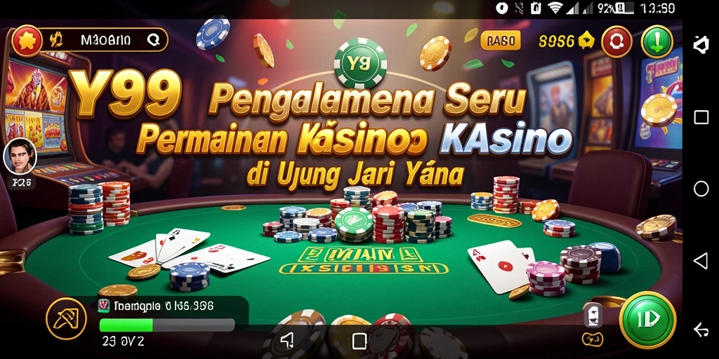 Tampilan permainan Kasino Y89 yang menarik dan seru.